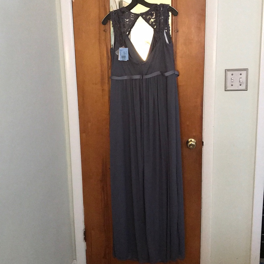 David’s bridal chiffon bridesmaid dress